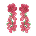 Shangjie OEM joyas Fashion Women Jewelry Earrings Hyperbole Earings for Women 2021 Bead Flower Earrings